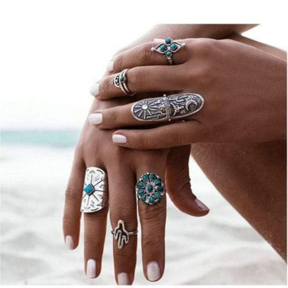 Boho Vintage Style 9PCS Set